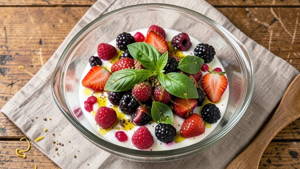 Berry Vinaigrette Salad Dressing Recipe: Bright Berries and Herbs in 5 Minutes