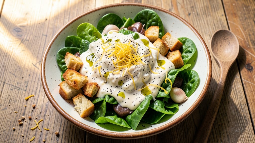 California Caesar Salad Recipe: Crispy Croutons and Parmesan Crunch in Every Bite