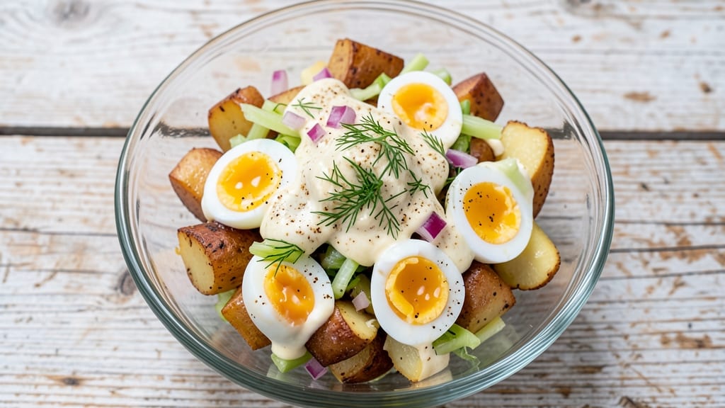 Authentic Southern Potato Salad Recipe: Mayonnaise-Rich with Mustard and Vinegar Zing