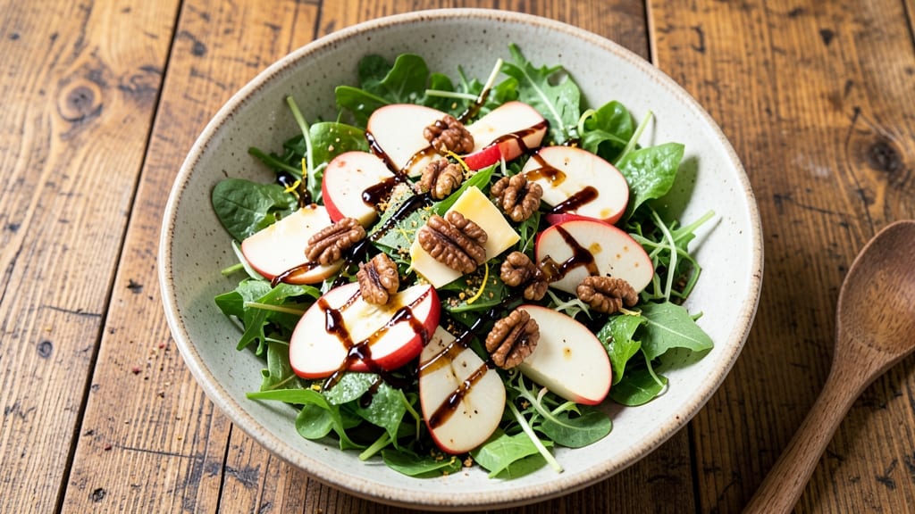 Canadian Salad Recipe: Maple-Balsamic Crunch With Smoky Walnut Bliss