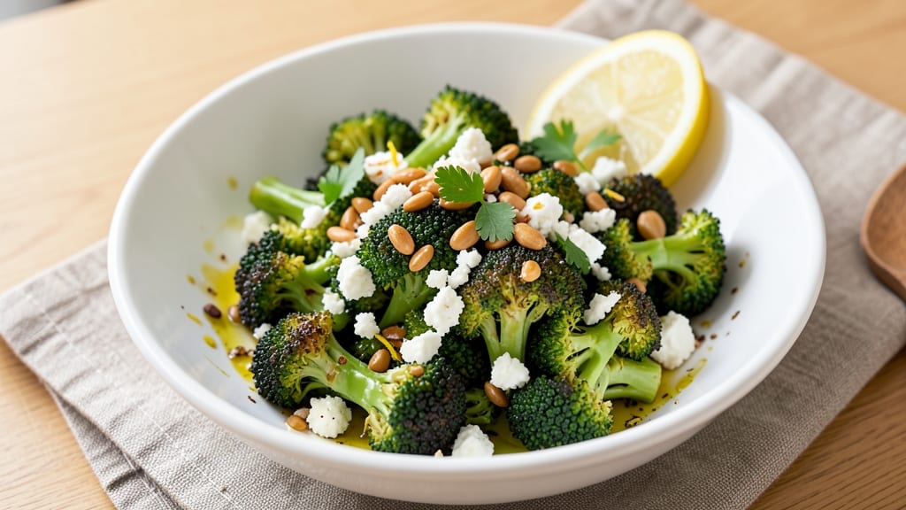 Broccoli and Feta Salad Recipe: Crispy Roasted Broccoli Meets Salty Feta Bliss