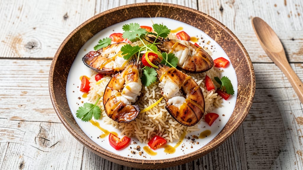 Bahamian Lobster Salad Recipe: Citrusy Coconut Cream With Flaky Lobster Bites