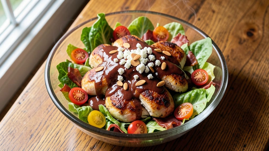 Barbeque Ranch Chicken Salad Cheesecake Factory Recipe: Smoky Grilled Chicken Over Creamy Ranch Bliss