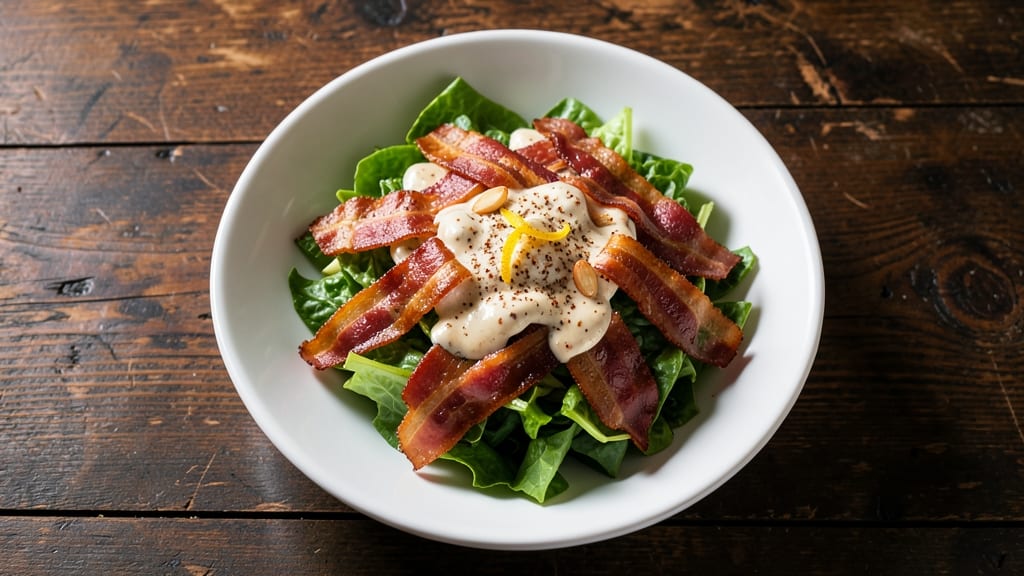Boa Steakhouse Caesar Salad Recipe: Smoky Bacon Crunch Over Creamy Herb Dressing Bliss