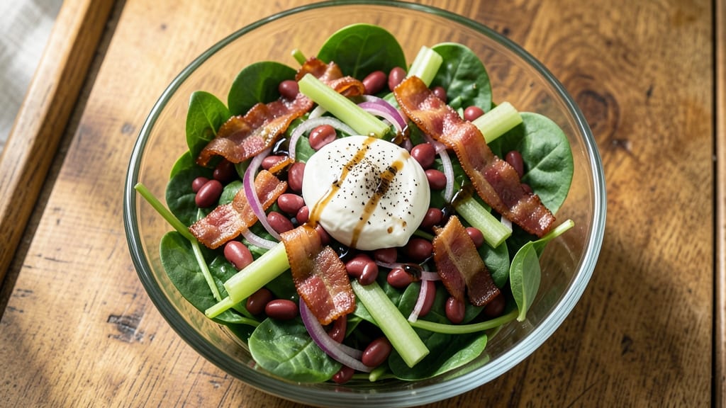 Bush's Best Kidney Bean Salad Recipe: Smoky Bacon and Herb Cream Cheese Bliss