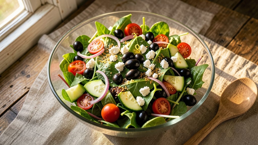 Buffet Salad Recipe: Layered Freshness With Crunchy Walnut Topping