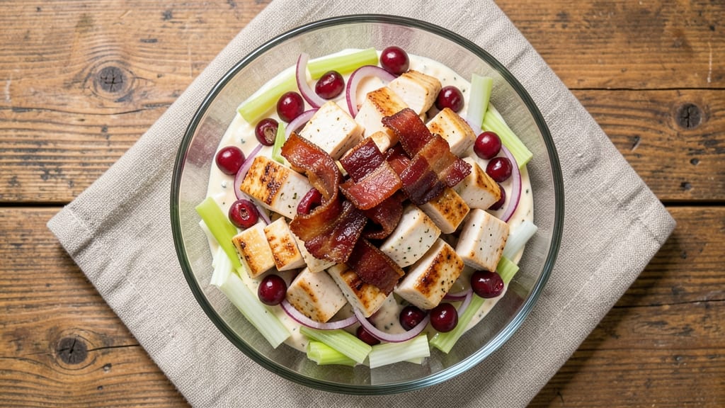 Boars Head Cranberry Chicken Salad Recipe: Smoky Bacon and Cranberry Bliss in 20 Minutes