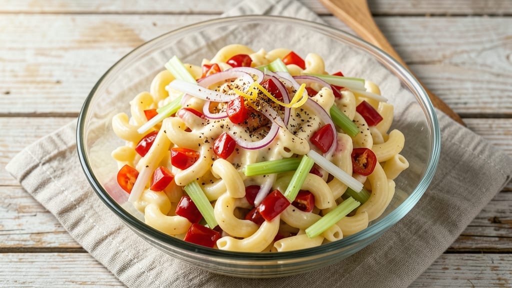 Macaroni Salad With Pimentos Recipe: Smoky-Sweet Pimento Heat in Creamy Bites