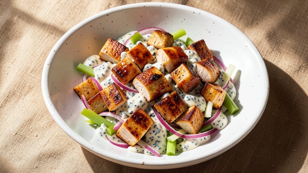 Buffalo Style Chicken Salad Recipe: Tangy Spicy Kick With Creamy Ranch Twist