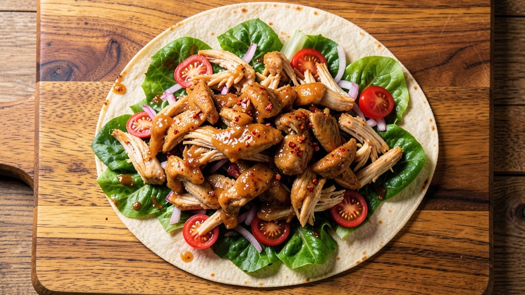 Buffalo Chicken Salad Wraps Recipe: Spicy Kick and Crisp Tortilla Crunch