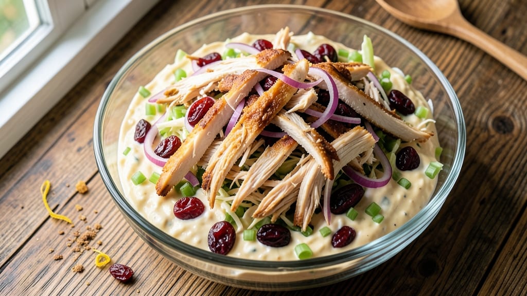 Costco Chicken Salad Recipe With Cranberries: Tart-Sweet Bite-Sized Picnic Perfection