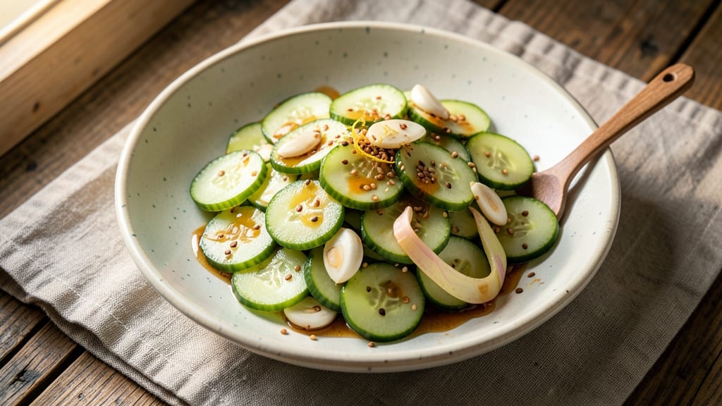 Asian Pickled Cucumber Salad Recipe: Tangy, Crunchy Refreshment in 15 Minutes