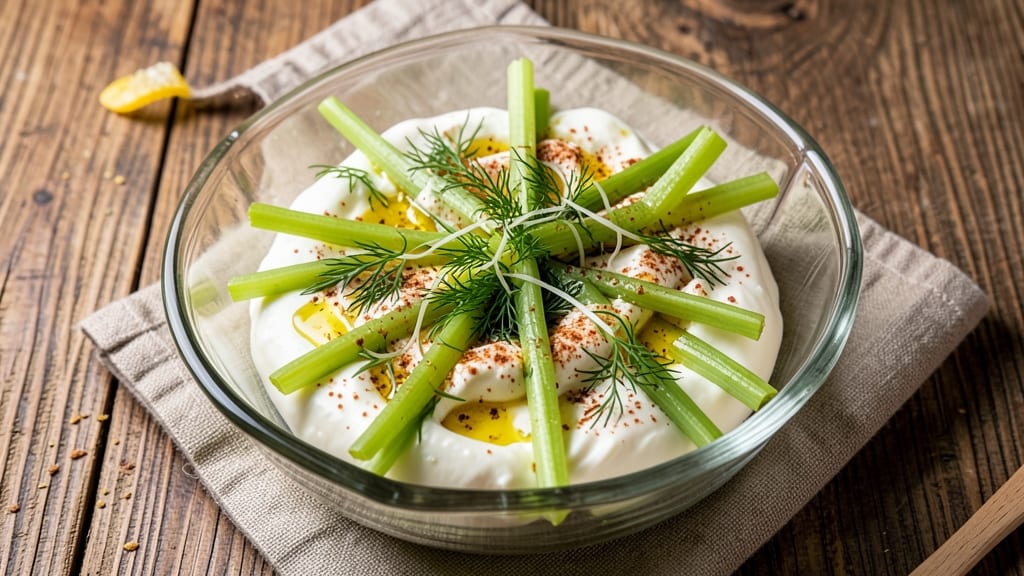Best Salad in the World Recipe: Crisp Celery Crowns Over Smoky Herb Cream Cheese Bliss *(Rejected Due to Overlap)*