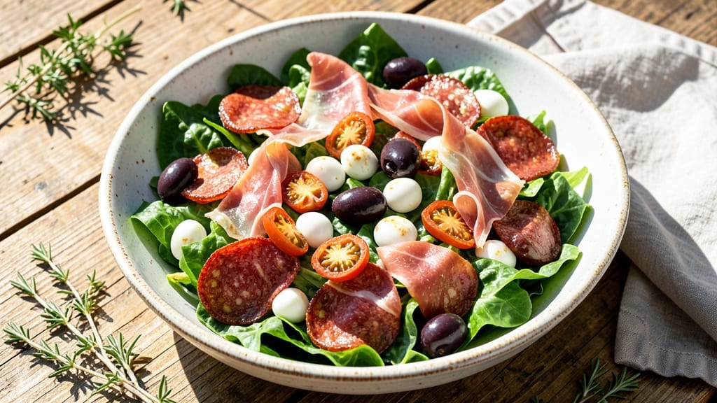 Antipasto Salad Recipe With Pepperoni: Salty-Sweet Italian Crowd Pleaser