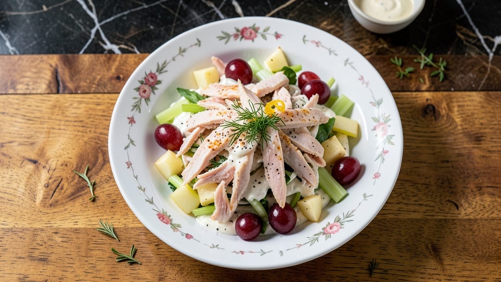 California Pizza Kitchen Chicken Salad Recipe: Crispy Celery Crowns and Creamy Herb Magic