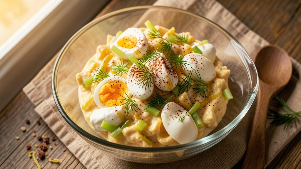 Bobby Flay's Egg Salad Recipe: Crisp Celery Crowns Over Smoky Herb Cream Cheese Bliss