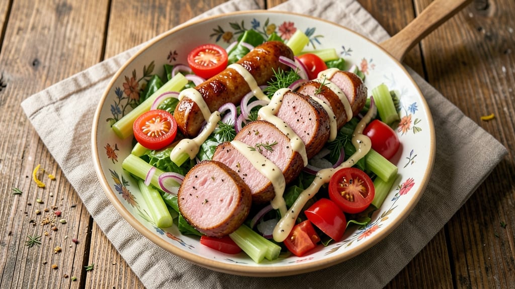 Bratwurst and Celery Salad Recipe: Smoky Sausage Meets Crisp Celery Crunch