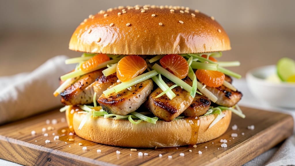 Asian Chicken Salad Sandwich Recipe: Crunchy Celery Crowns Over Smoky Sesame Dressing Bliss