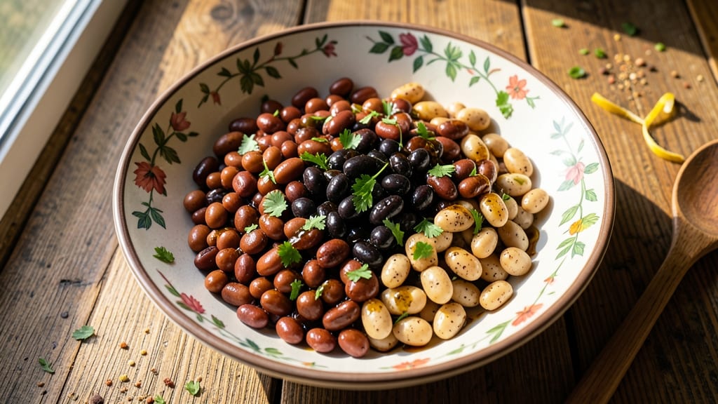 Three Bean Salad Recipe Using Canned Beans: No-Cook Protein-Packed Picnic Staple