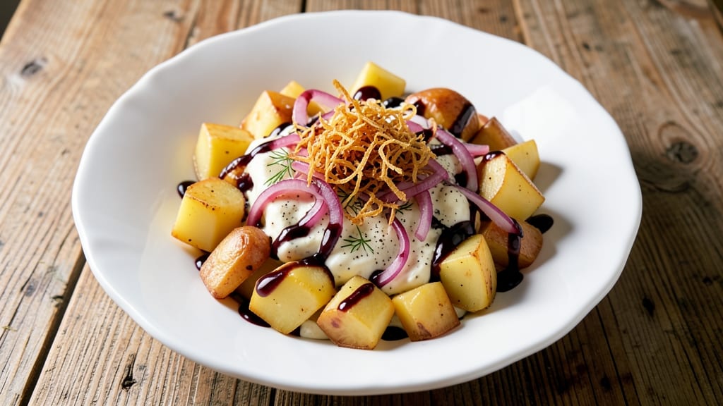 Balsamic Potato Salad Recipe: Sweet-Tart Glaze Over Creamy Herb Potatoes