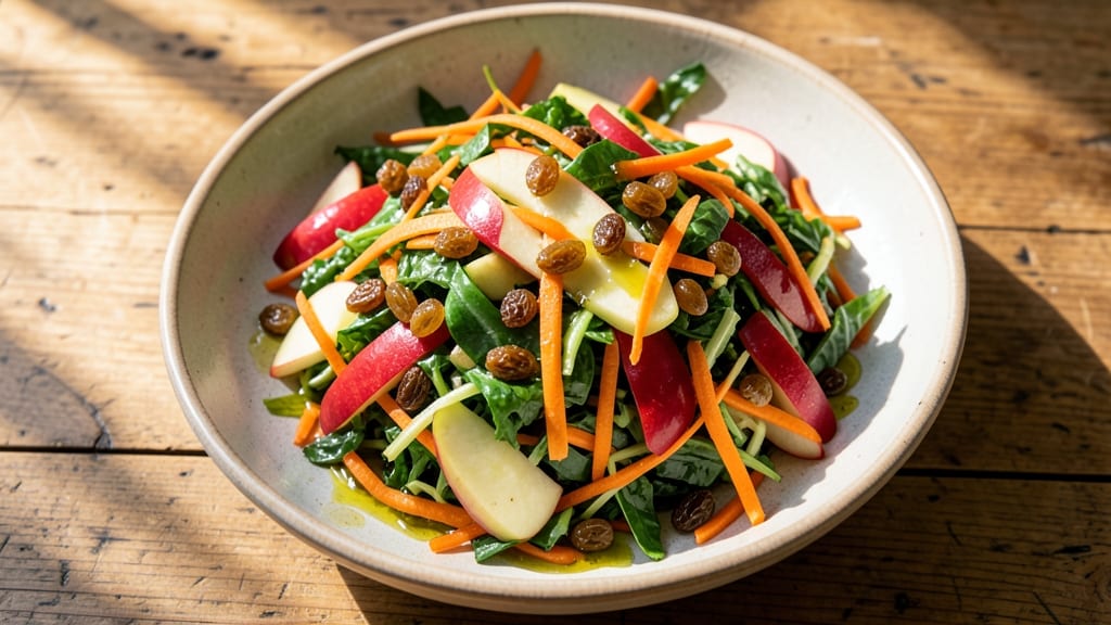 Apple Carrot Raisin Salad Recipe: Sweet-Tart Balance With Warm Cinnamon Notes