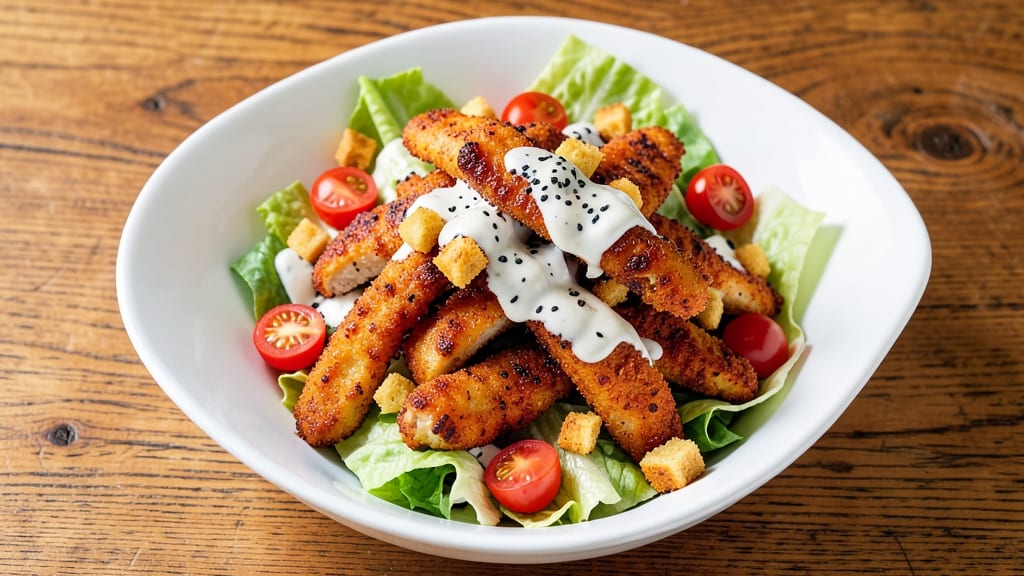 Applebee's Crispy Chicken Salad Recipe: Crunchy Bites Over Creamy Ranch Bliss