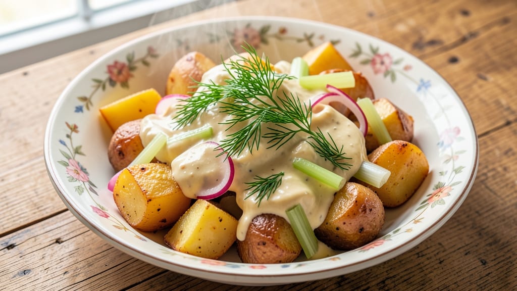 Best Tasting Potato Salad Recipe: Velvety Cream Cheese Meets Crisp Celery Crowns
