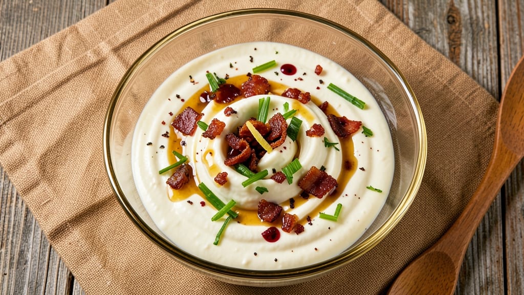 Buca Di Beppo Mixed Green Salad Dressing Recipe: Smoky Bacon Cream Cheese With Celery Crown Crunch