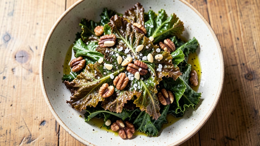 Baked Kale Salad Recipe: Crispy Edges and Nutty Warmth in One Dish