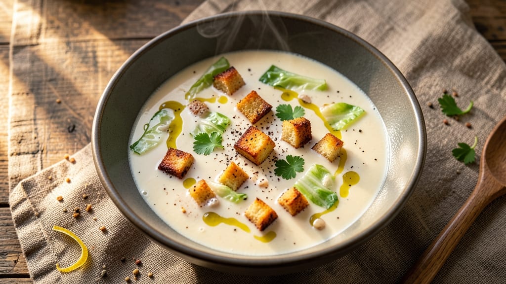 Caesar Salad Soup Recipe: Creamy Croutons and Garlic Infusion Magic