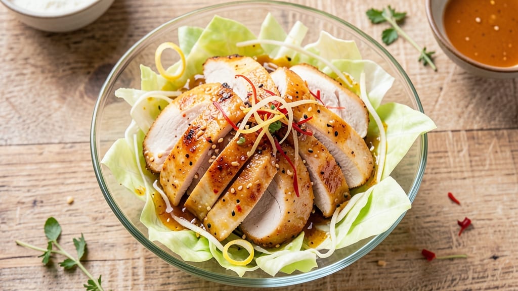 Asian Chicken Salad Recipe With Napa Cabbage: Sesame-Ginger Crunch Meets Umami Bliss