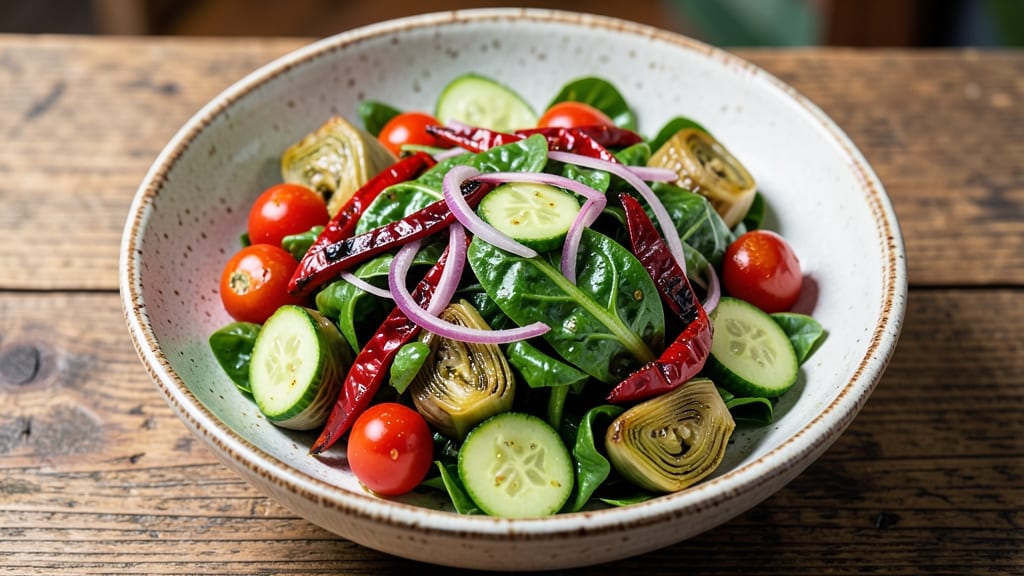 Bravo Mediterranean Vegetable Salad Recipe: Herb-Infused Brightness With Crisp Artichoke Hearts