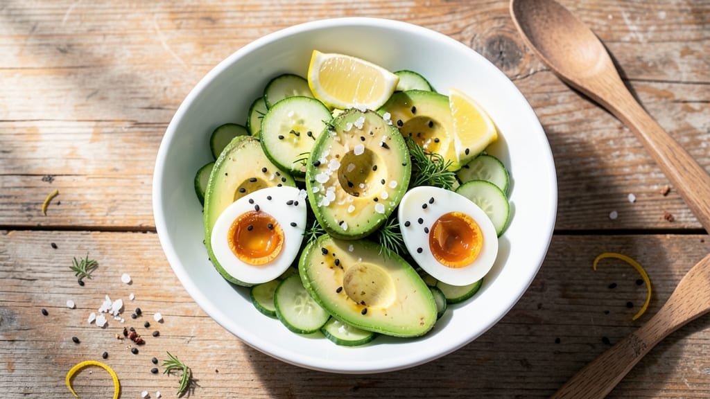 Avocado Cucumber Egg Salad Recipe: Cool Creamy Bites With Zero Effort