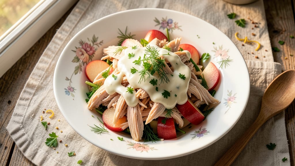 Chicken Salad Recipe Once Upon A Chef: Grilled Chicken and Apple Crunch with Herbed Yogurt Dressing