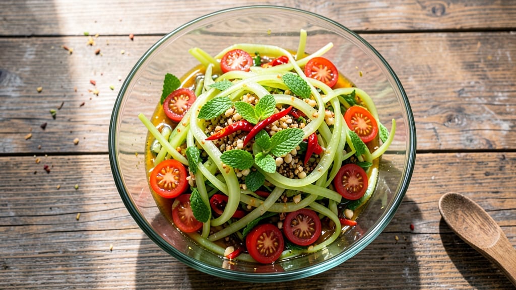 Cambodian Papaya Salad Recipe: Tangy, Spicy, and Crunchy Refreshment