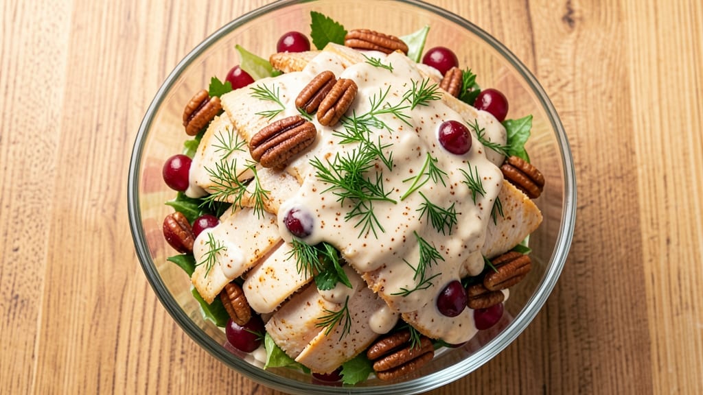 Bob Evans Cranberry Pecan Chicken Salad Recipe: Sweet-Tart Pecan Crunch Over Creamy Herb Bliss