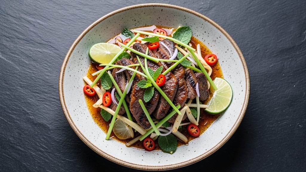 Authentic Thai Steak Salad Recipe: Spicy-Lime Marinated Bites With Crunchy Peanuts