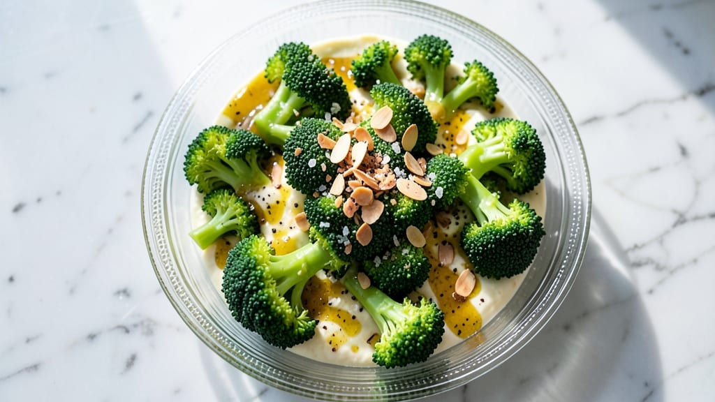Broccoli Salad Recipe Low Calorie: Crunchy Crowns With Zesty Lemon Vinaigrette