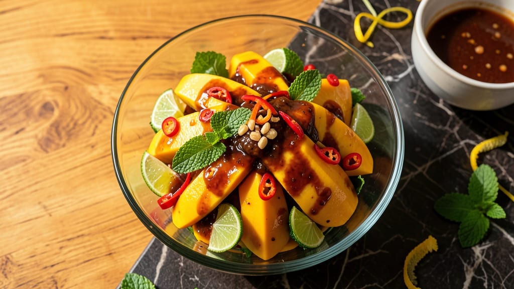Cambodian Mango Salad Recipe: Tropical Zing With Tangy Tamarind Dressing
