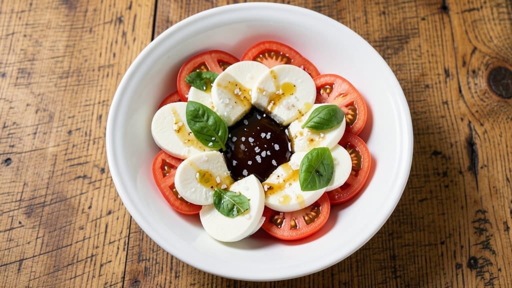 Authentic Italian Caprese Salad Recipe: Fresh Mozzarella, Tomatoes, and Basil Bliss