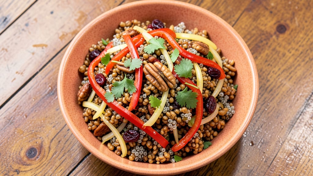 Ancient Grain Salad Recipe: Panera-Inspired Crunch With Warm Spiced Dressing