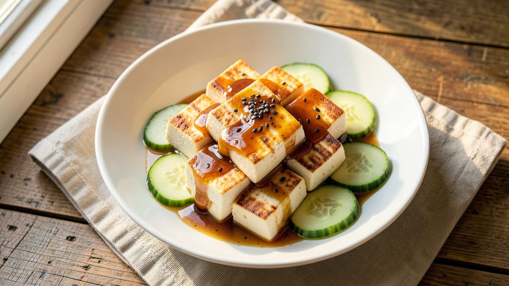 Bean Curd Salad Recipe: Crispy Edges, Silky Centers, No Cooking Needed
