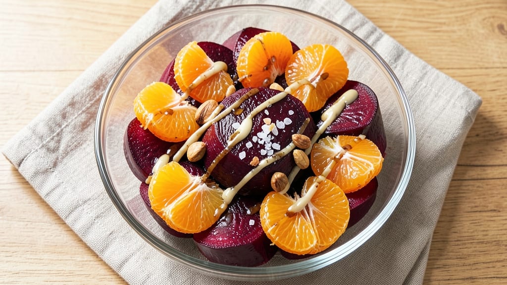 Beet and Mandarin Orange Salad Recipe: Sweet-Tart Crunch With Citrus Zing