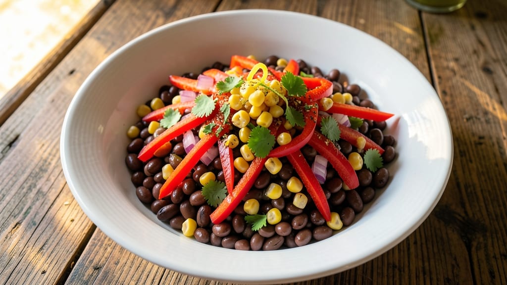 Black Bean Summer Salad Recipe: Bright Lime and Cilantro Zing in 15 Minutes