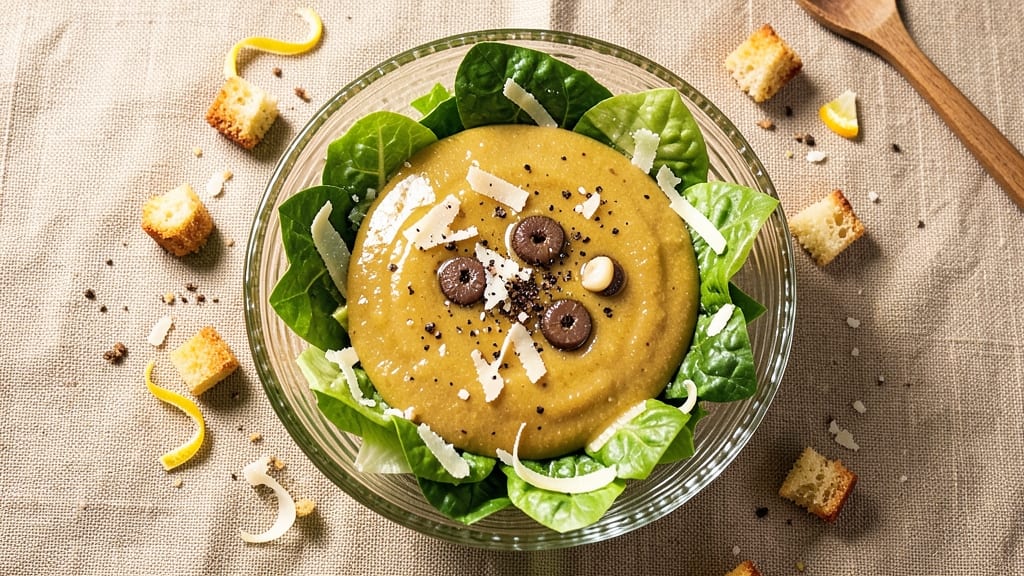 Caesar Salad Vinaigrette Recipe: Smoky Garlic Anchovy Base Without Cream