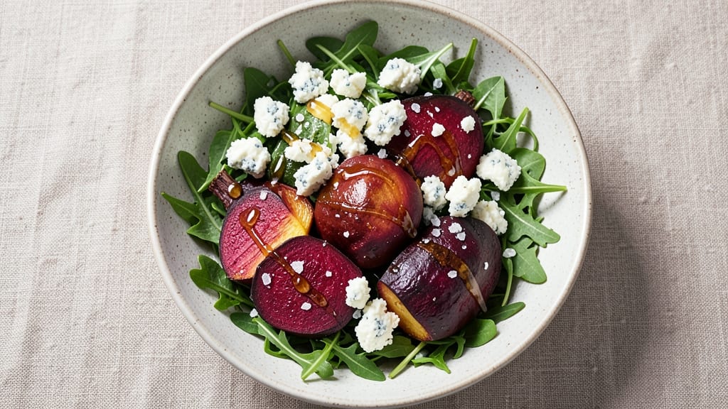 Beet and Blue Cheese Salad Recipe: Earthy Sweetness Meets Bold Creamy Crunch