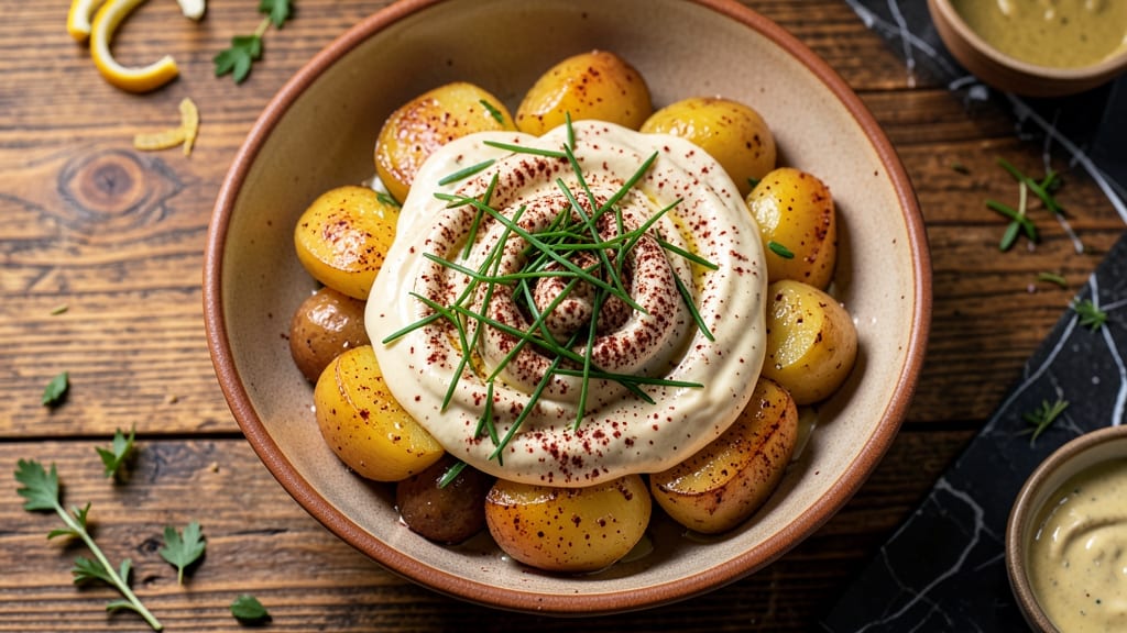 Austrian Style Potato Salad Recipe: Crunchy Celery Crowns Over Smoky Paprika Dressing
