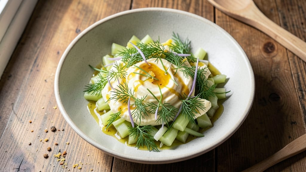Baked By Melissa Green Salad Recipe: Crisp Celery Crowns Over Cool Cream Cheese Bliss
