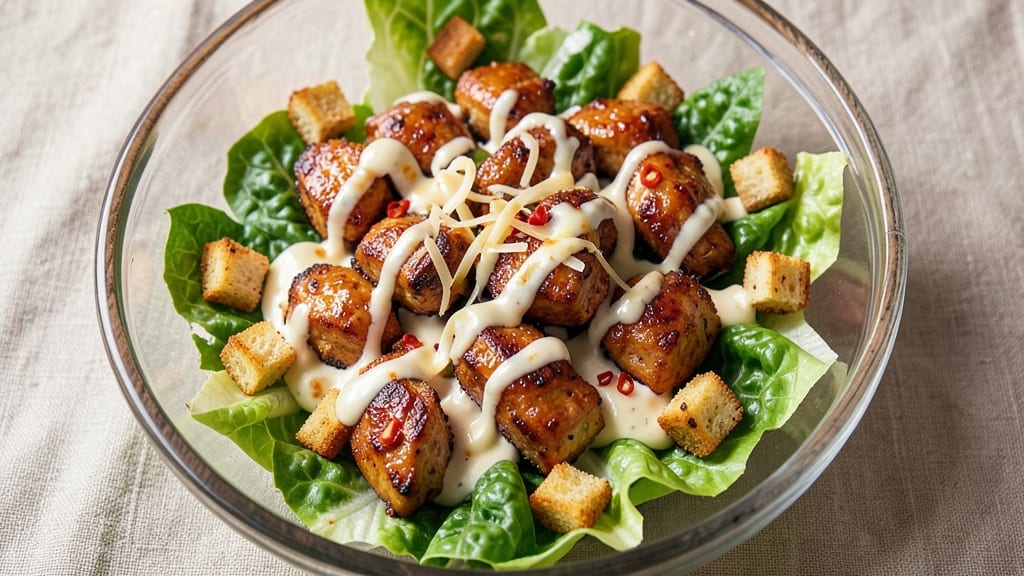 Buffalo Chicken Caesar Salad Recipe: Spicy Kick Meets Creamy Parmesan Bliss