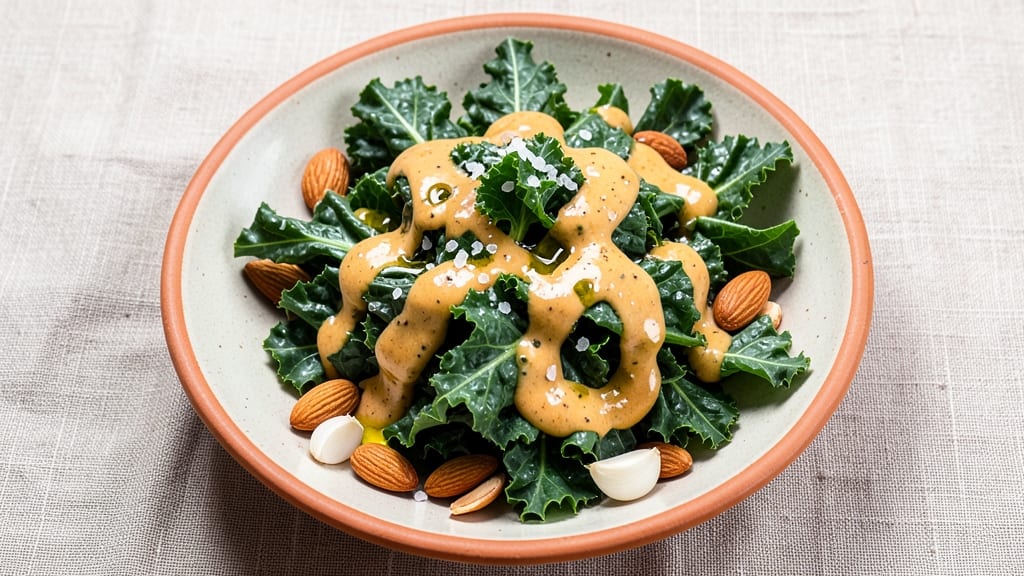 Blanched Kale Salad Recipe: Bright Greens With Nutty Lemon Dressing Crunch